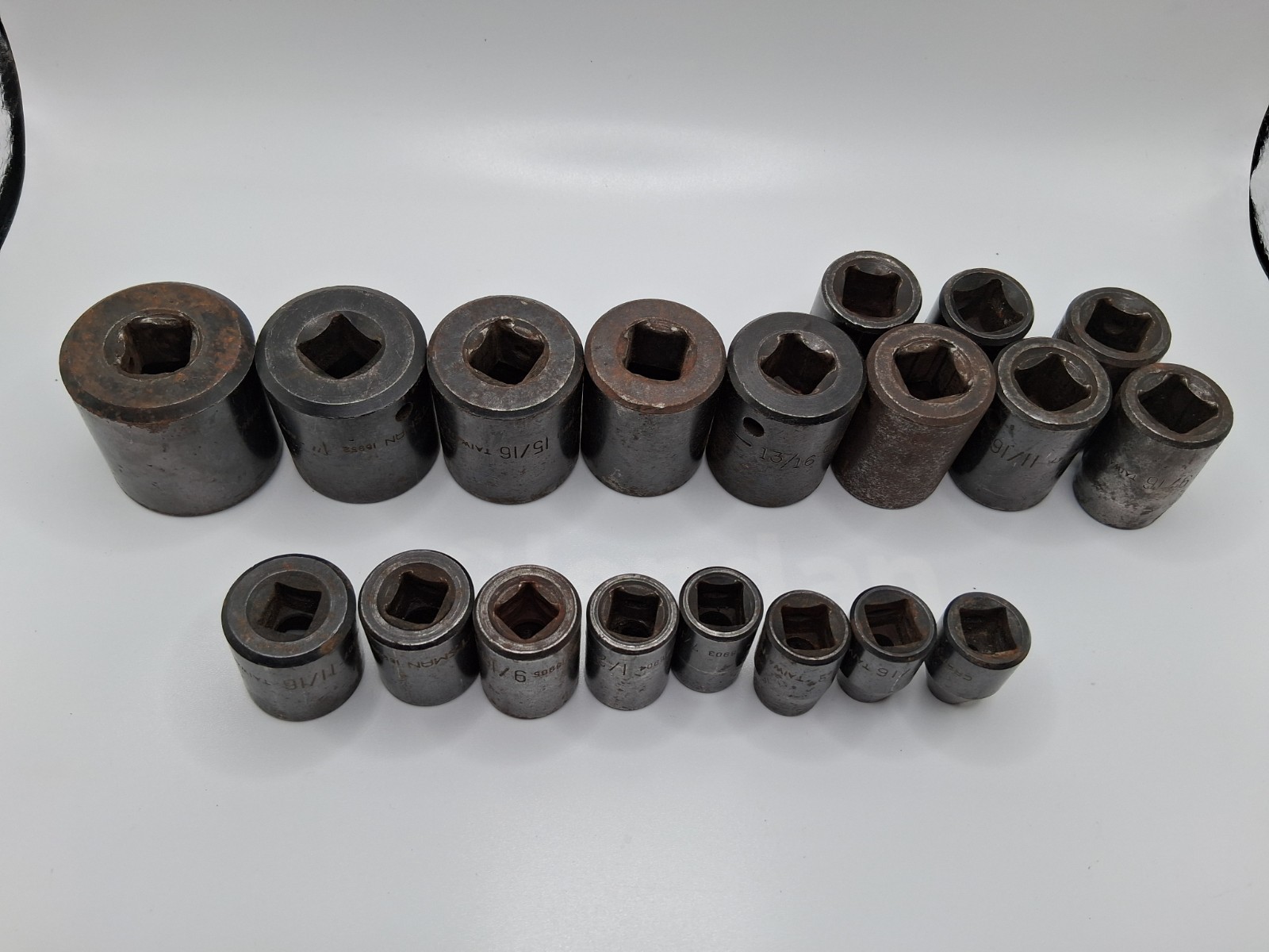 Craftsman Shallow Impact Socket Sets 1/2 & 3/8 Drive SAE 6pt