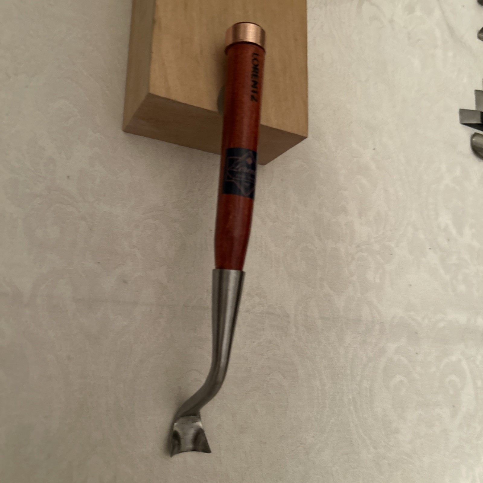 Dog Leg Bent Gouge Deep U Spoon # 9 / 25mm Guaranteed Sharp