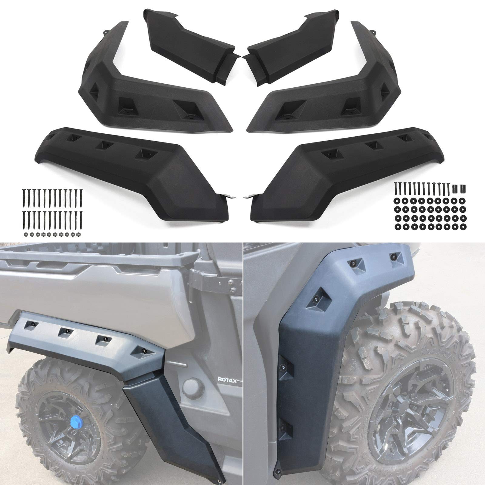 Extended Fender Flares Can Am Defender 2016-2026 6pcs