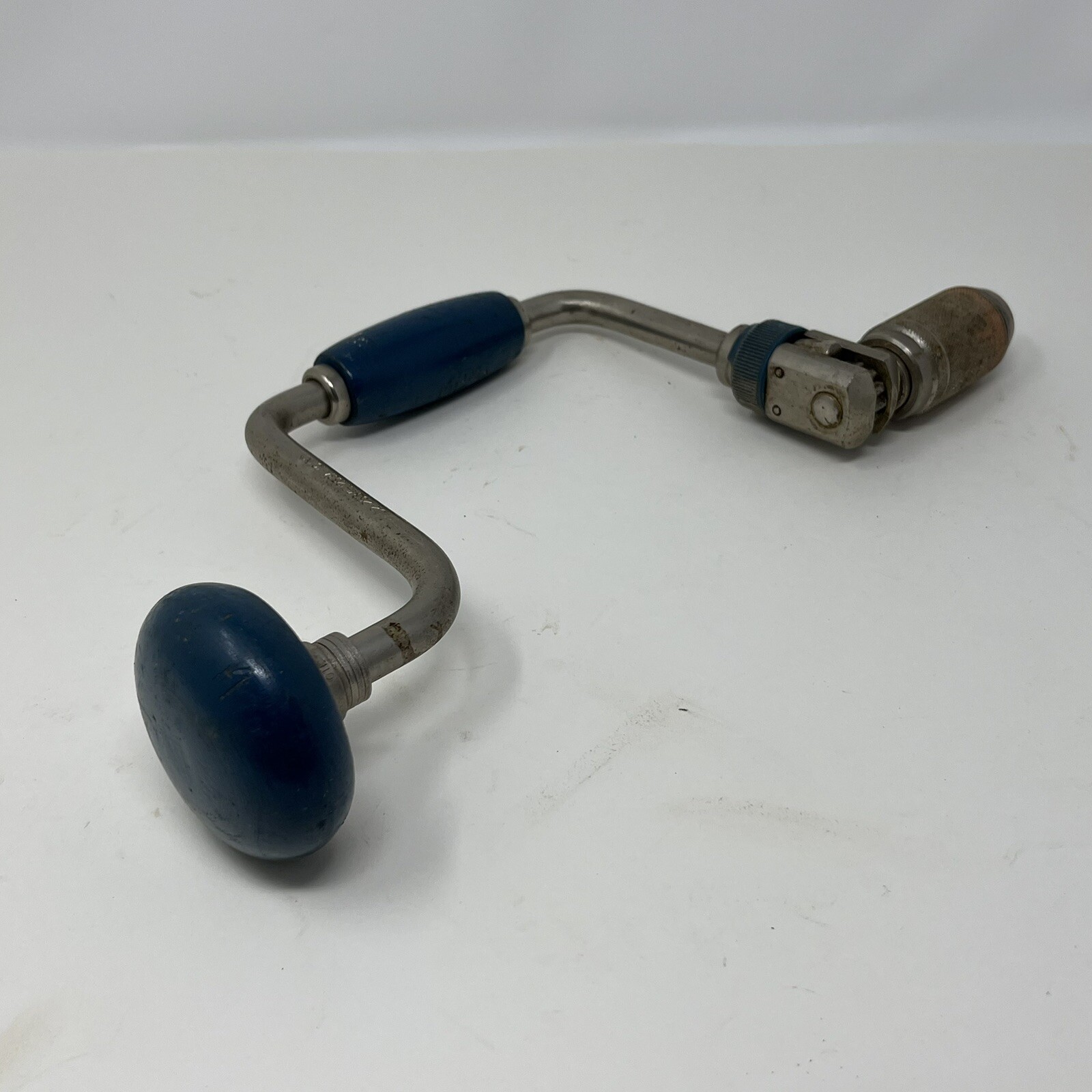 Vintage Stanley & Millers Falls 10″ Brace Hand Drill Lot of 4 See Pics & Descr.