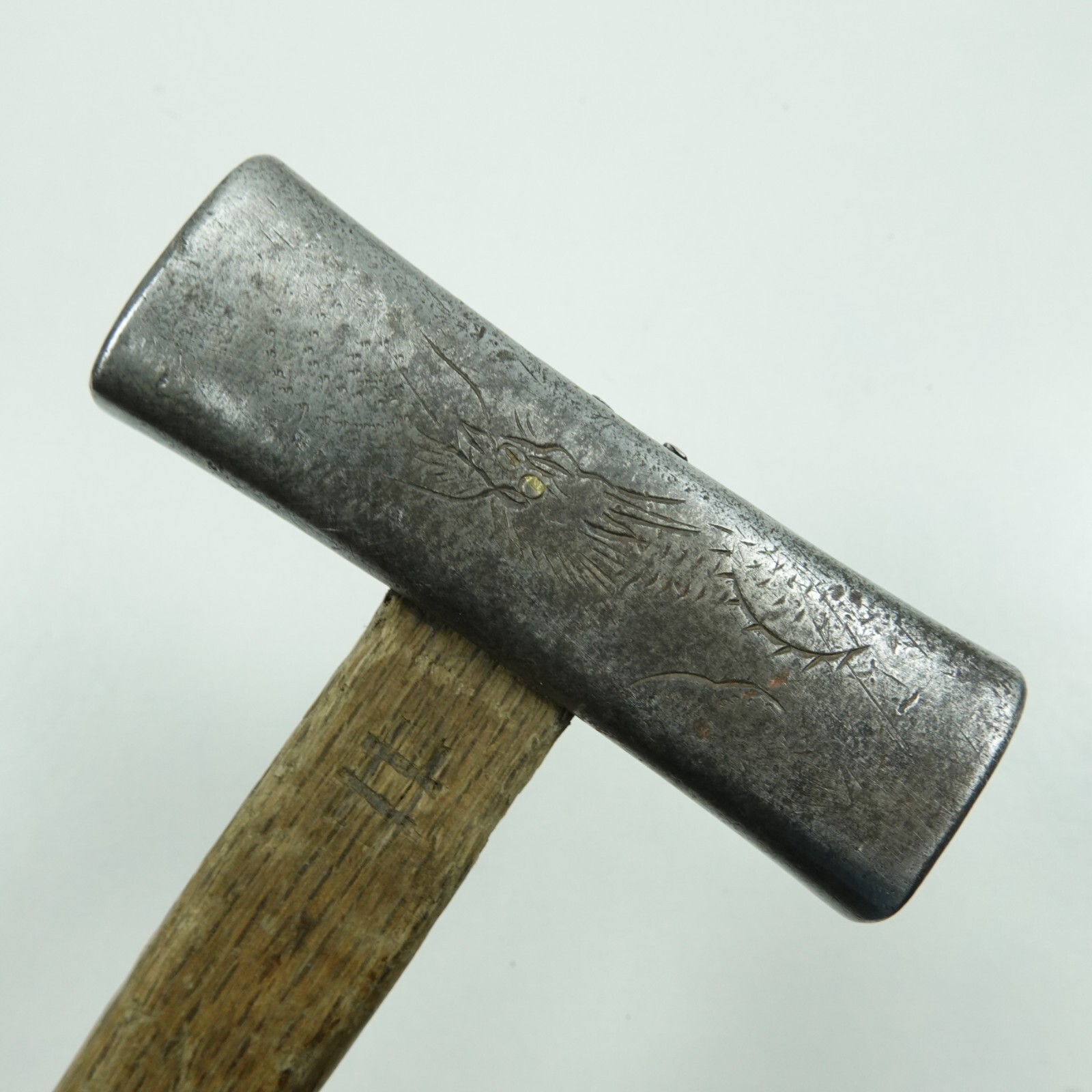 Japanese Tiger Dragon 375g Genno Hammer Wood Working Tool Japan #K552
