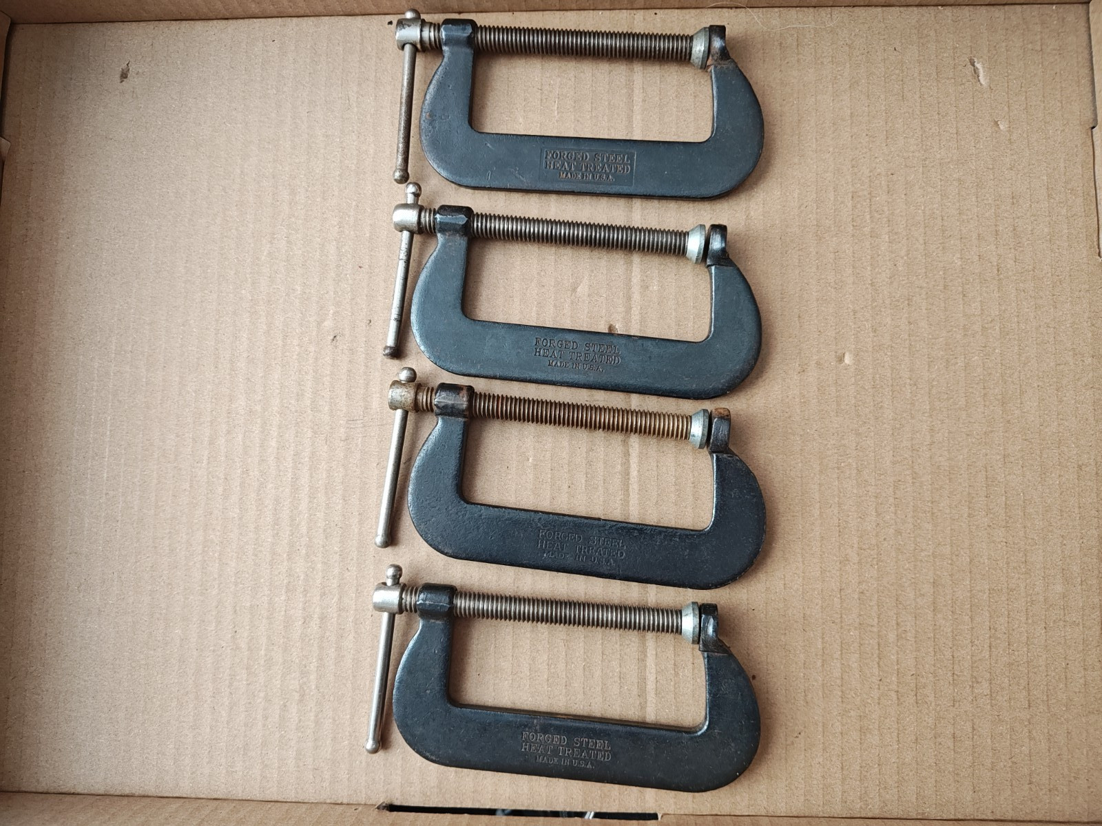 Vintage Cincinnati Tool Co. Super JR. 3″ C-Clamp No. 55 – Forged Steel USA