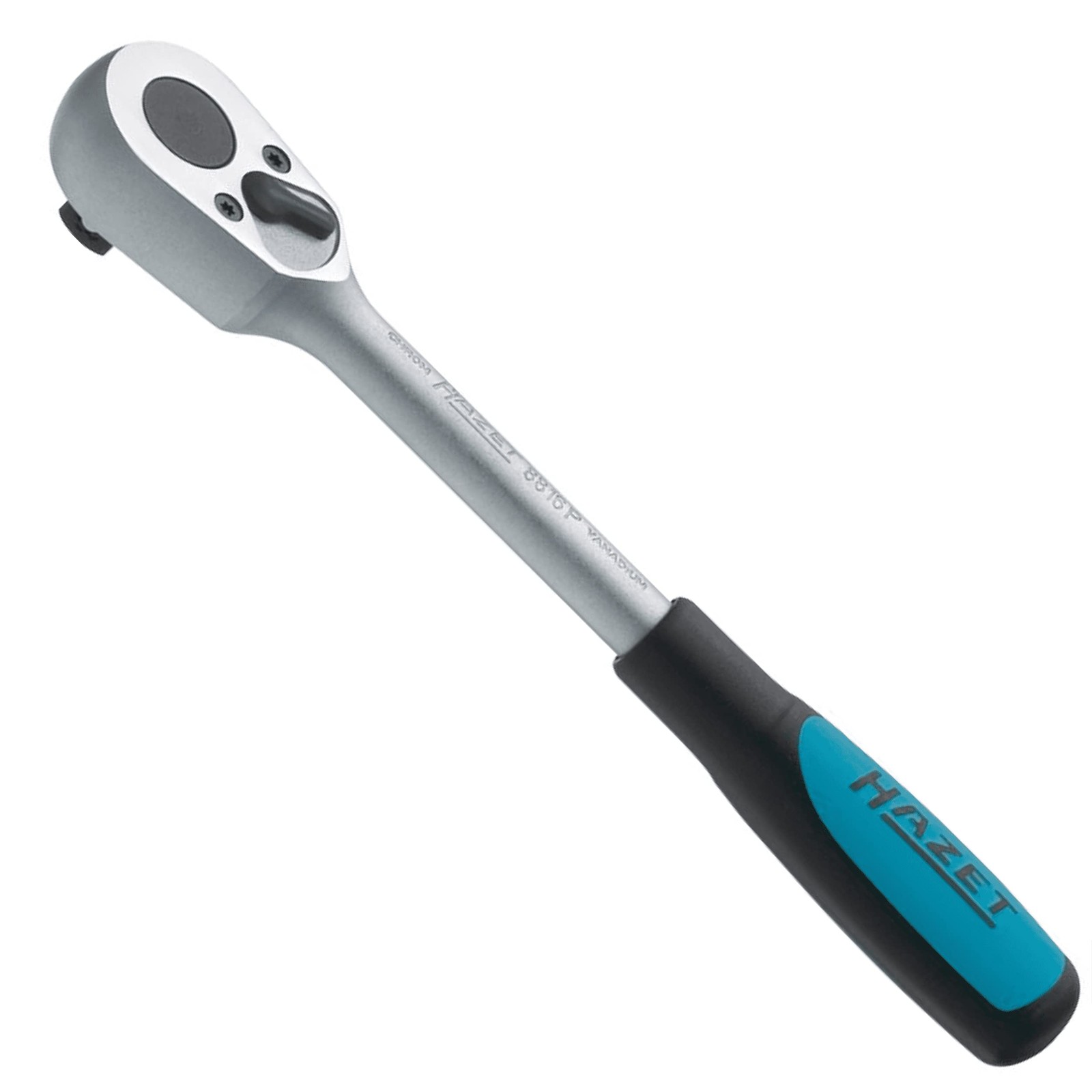 HAZET 8816P Reversible Ratchet Wrench, 9.5mm (3/8″) Drive, Socket Wrench, Ratche