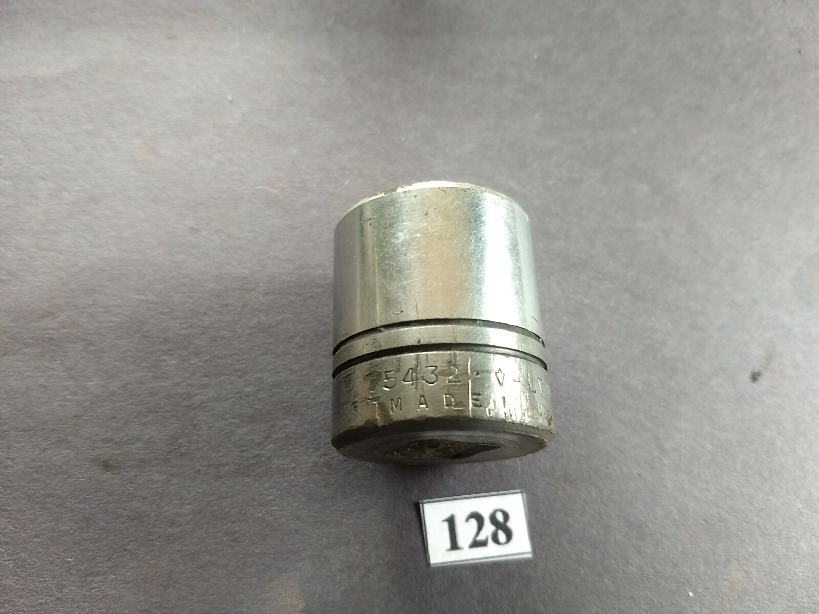 Vintage Plomb 1″ X 1/2 Socket Ratchet Wrench Tool Early Pre Proto 5432 Plvmb