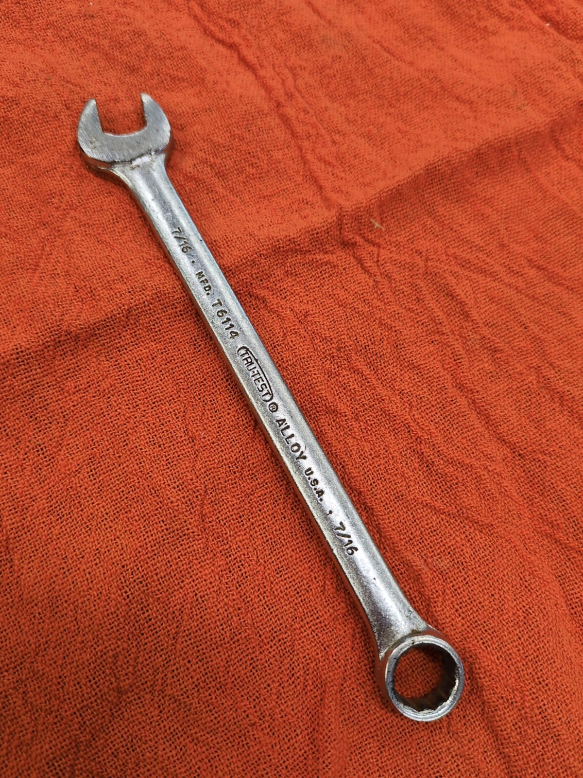 TRU-TEST T6114 7/16″ COMBINATION WRENCH USA MADE BY PROTO