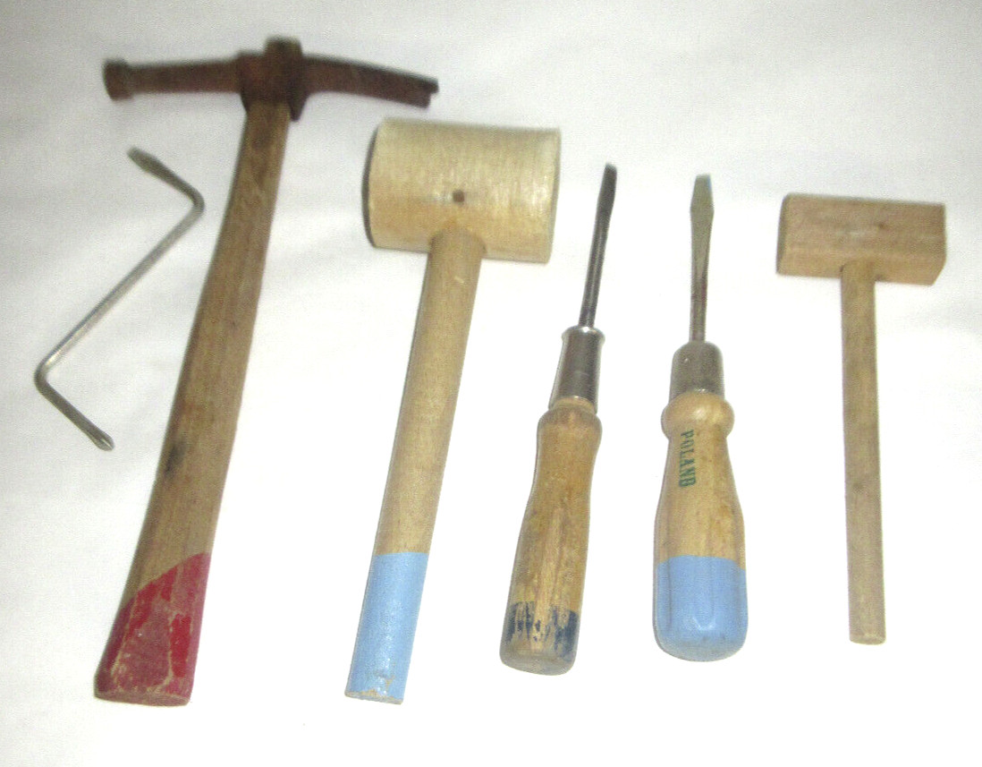 Vintage Children’s Tool Box Tools LOT of 6 Poland