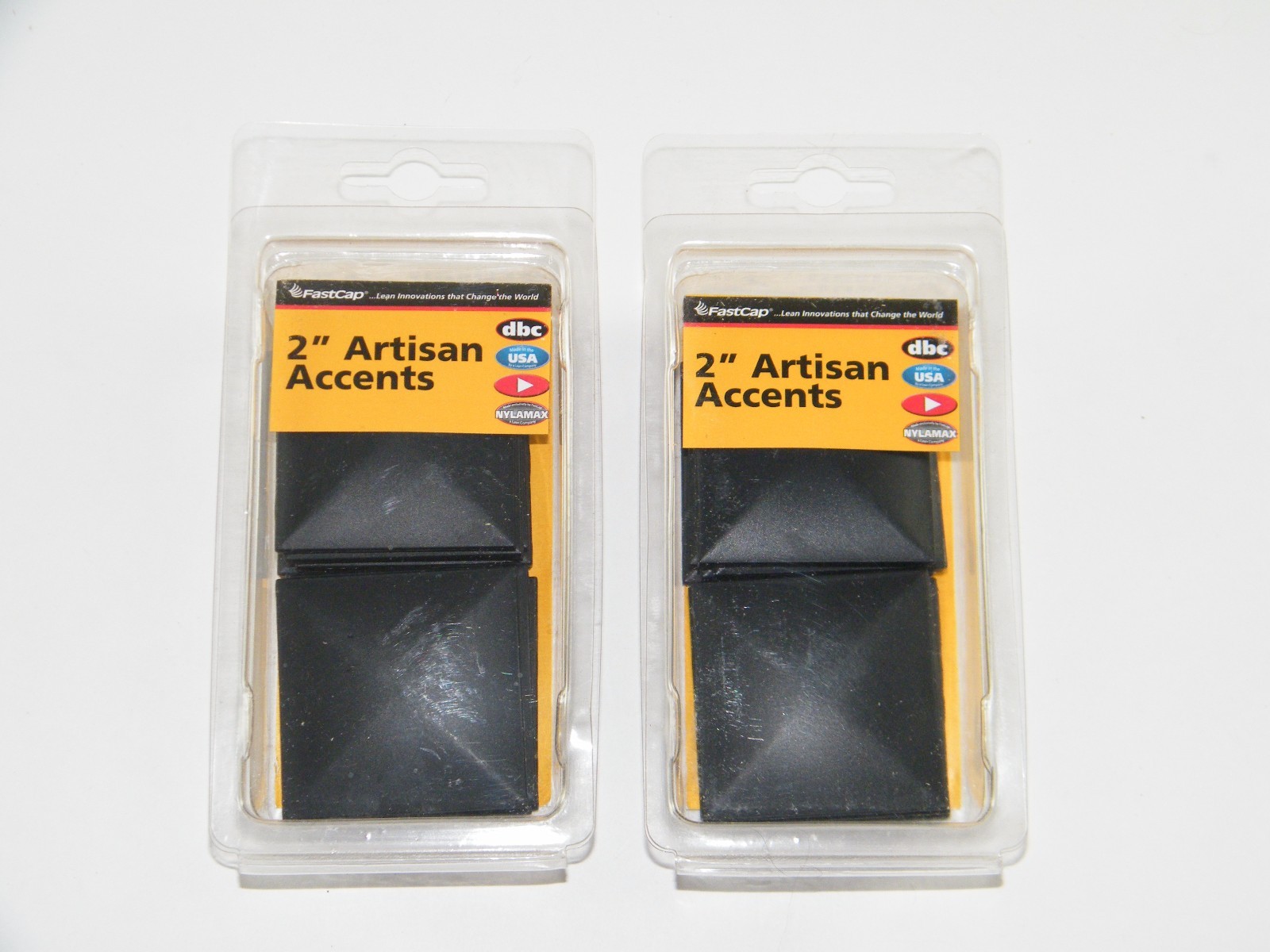 (2) 10 PACKS: 2″ ARTISIAN PRO CARPENTER ACCENTS: BLACK, (20 ACCENTS TOTAL) 80756