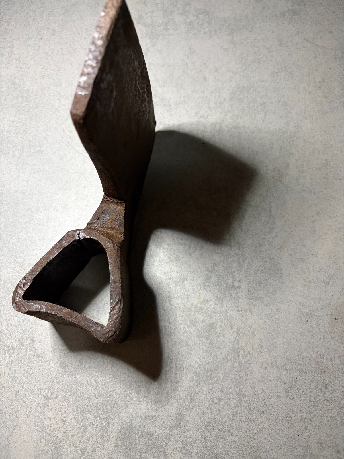 Antique “Ck” Stamped Bearded Axe Head Hand Forged restoration Project 990g