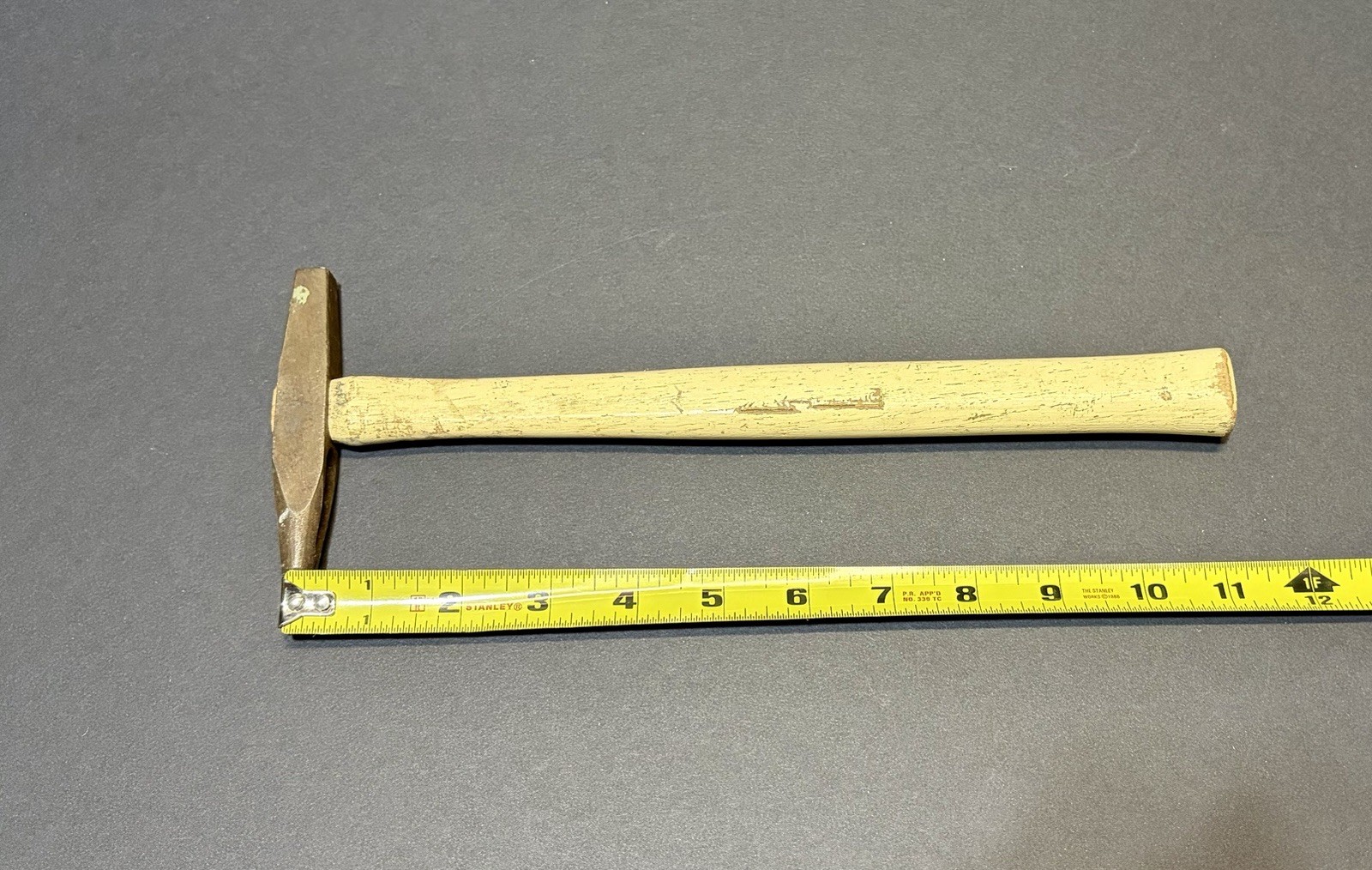 Vintage Magnetic Tack Hammer Upholstery 10.5 in Wooden Handle