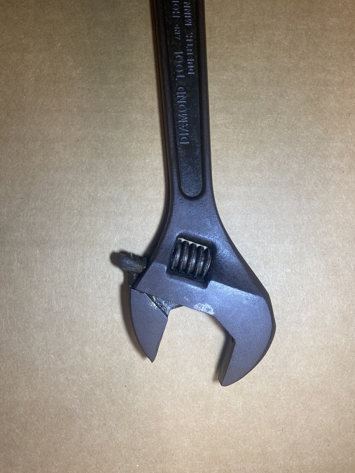 Vintage Diamond Tool and Horseshoe Co. 12″ Adj. Wrench Diamalloy 300-MM