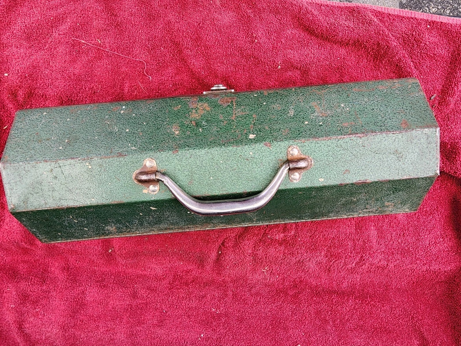 Vintage S-K Tools Hip Roof Tool Box & Tray 17-3/4″ x 6″ x 6″