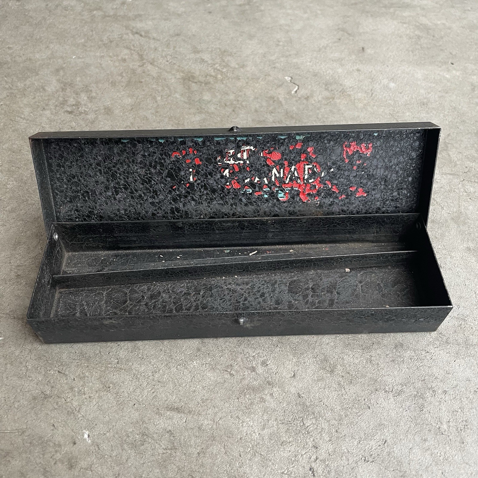 Vintage 1930s Indestro Chromium-Vanadium 1/4″ Drive Socket Set Empty Case Only