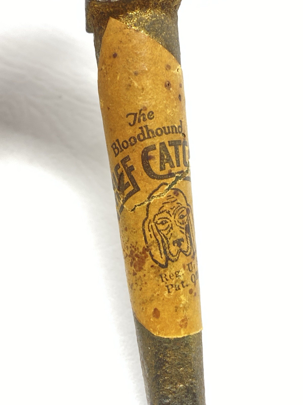 Vintage The Bloodhound Thief Catcher Stamp Punch Tool “23 CP”