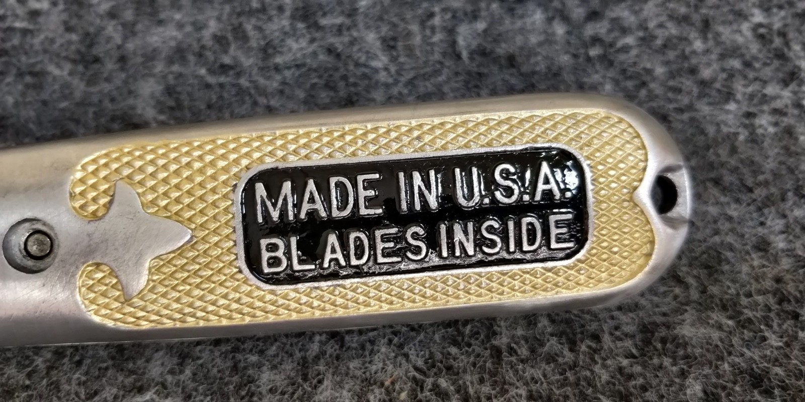 Vintage Stanley No. 199 Iconic Utility Knife Customized USA GOLD