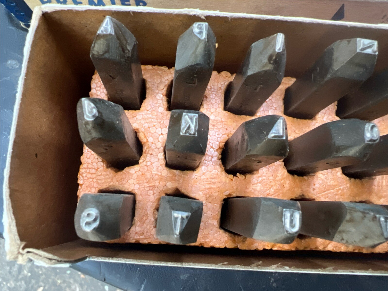 Machinist Steel Letters Metal Die Punch Stamp 27 Pc Set 1/8″ VERY NICE Hand Made