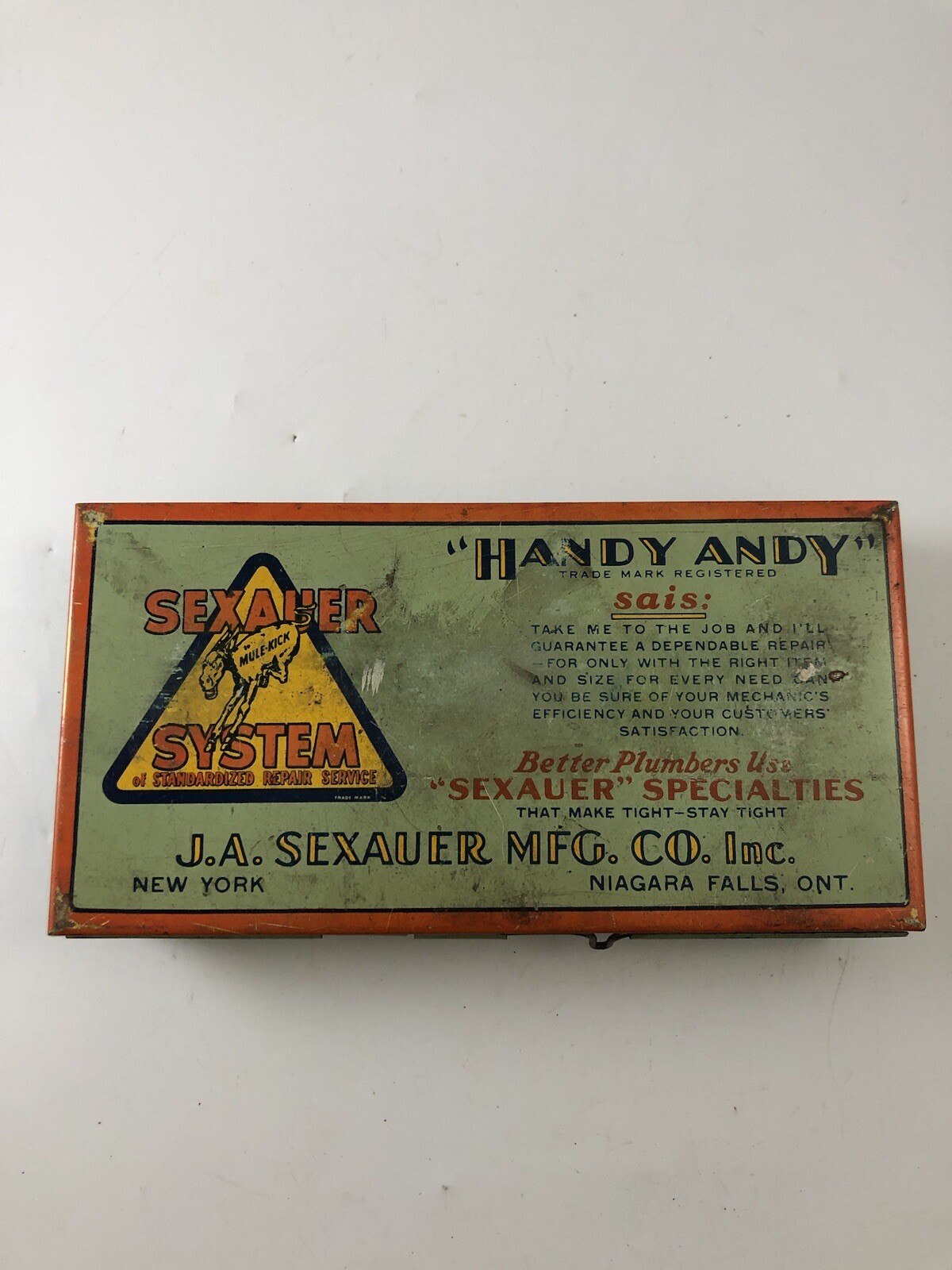 Vintage plumber supplies Handy Andy VB7