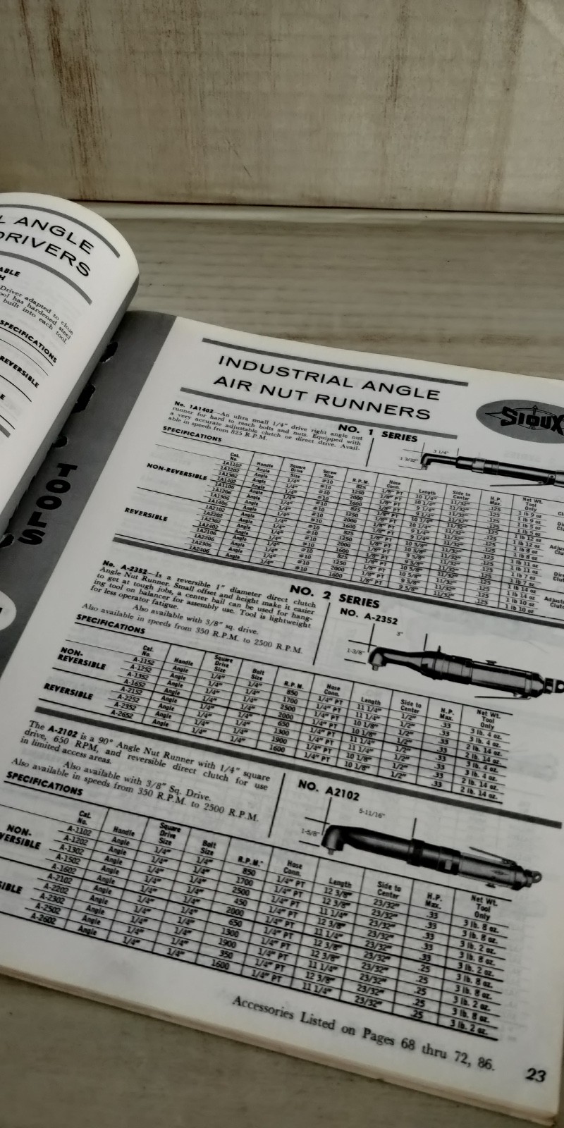 1973 SIOUX TOOLS INC. Tool catalog C1