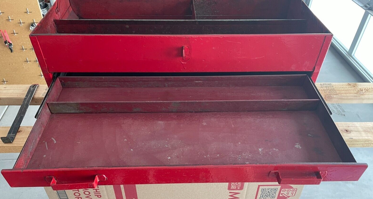 Vintage USA – Kennedy Kits Mechanics Lift Top Toolbox 3-Drawer Chest 40’s-50’s ?
