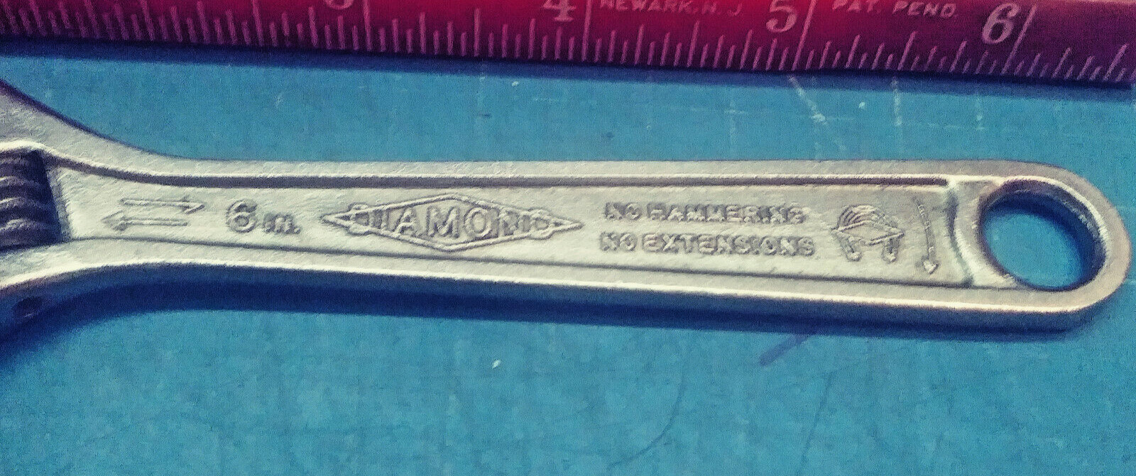Vintage Diamond Calk & Horseshoe Co. 6″ Adjustable Wrench – Made In USA