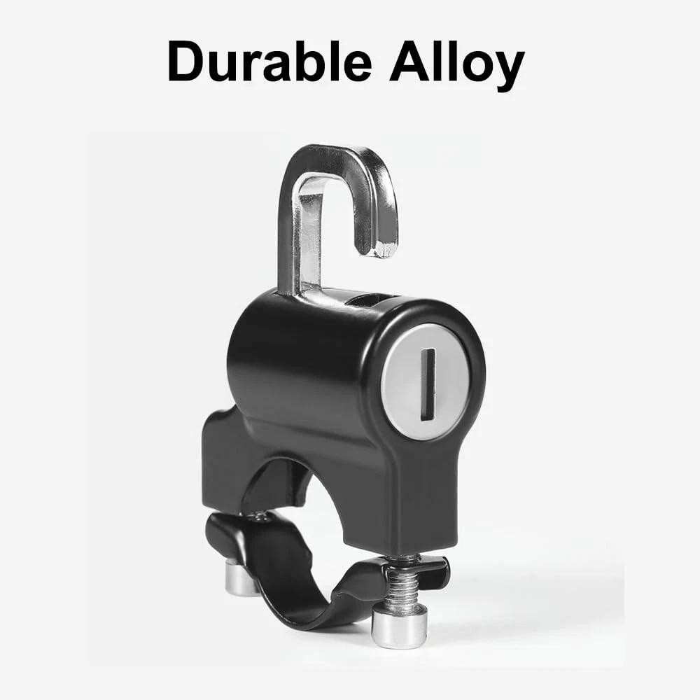 Handlebar Helmet Lock 7/8 for Motorcycle, Universal Accessories Bike Key Padl…
