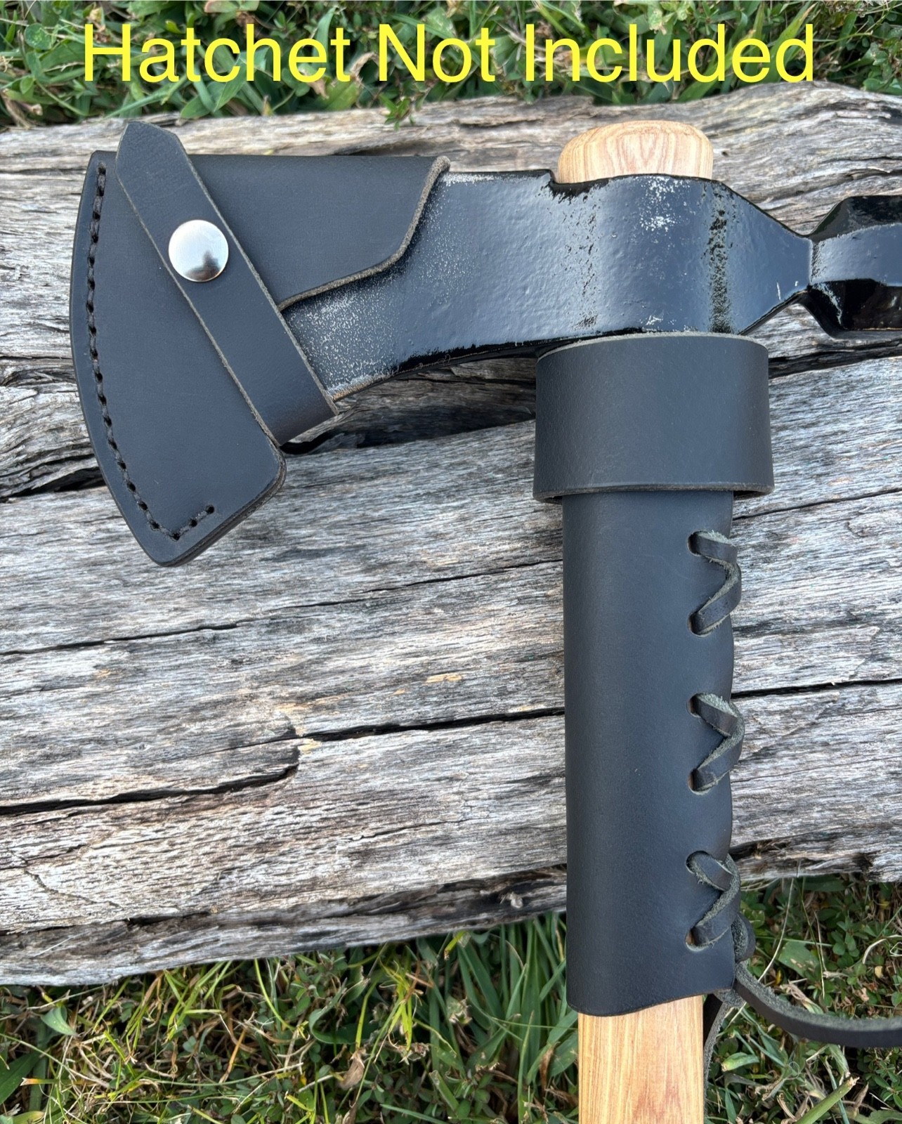 Cold Steel Rifleman Hawk Tomahawk Leather Sheath Set -Black (Axe NOT Included)