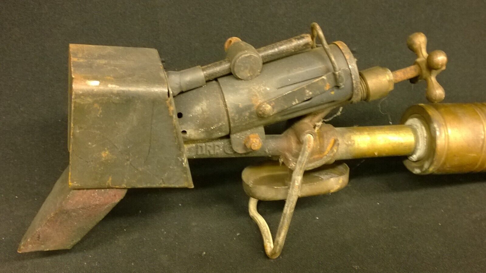 EXTREMELY RARE VINTAGE ANTIQUE BLOW TORCH SOLDERING IRON TOOL, PORTABLE :
