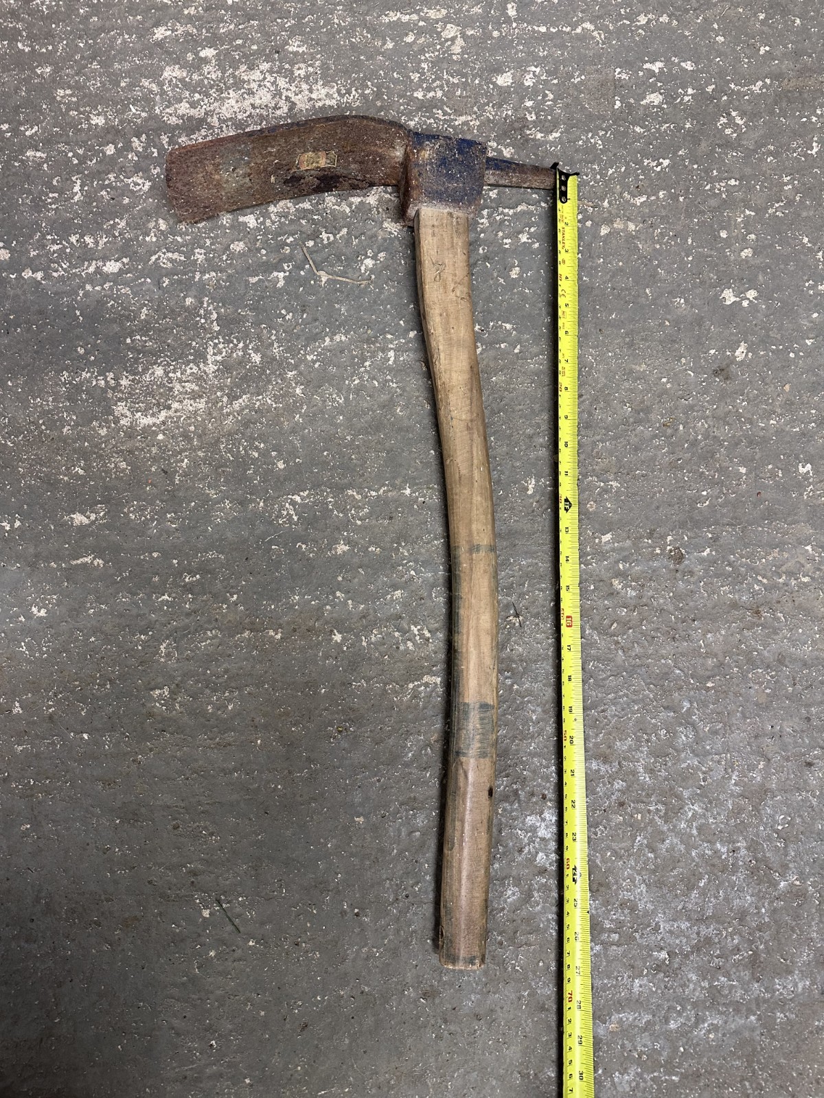 W Gilpin Antique – Vintage Hand Adze 27″ Superb Rare Tool