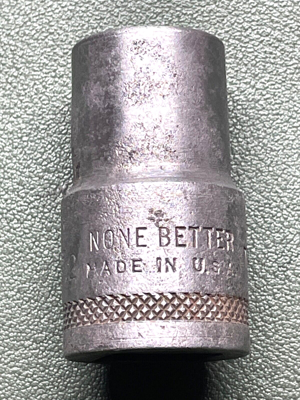 NONE BETTER VINTAGE 1/2″ x 1/2 DR 12 PT SOCKET MADE IN USA 1940 NEW BRITAIN TOOL