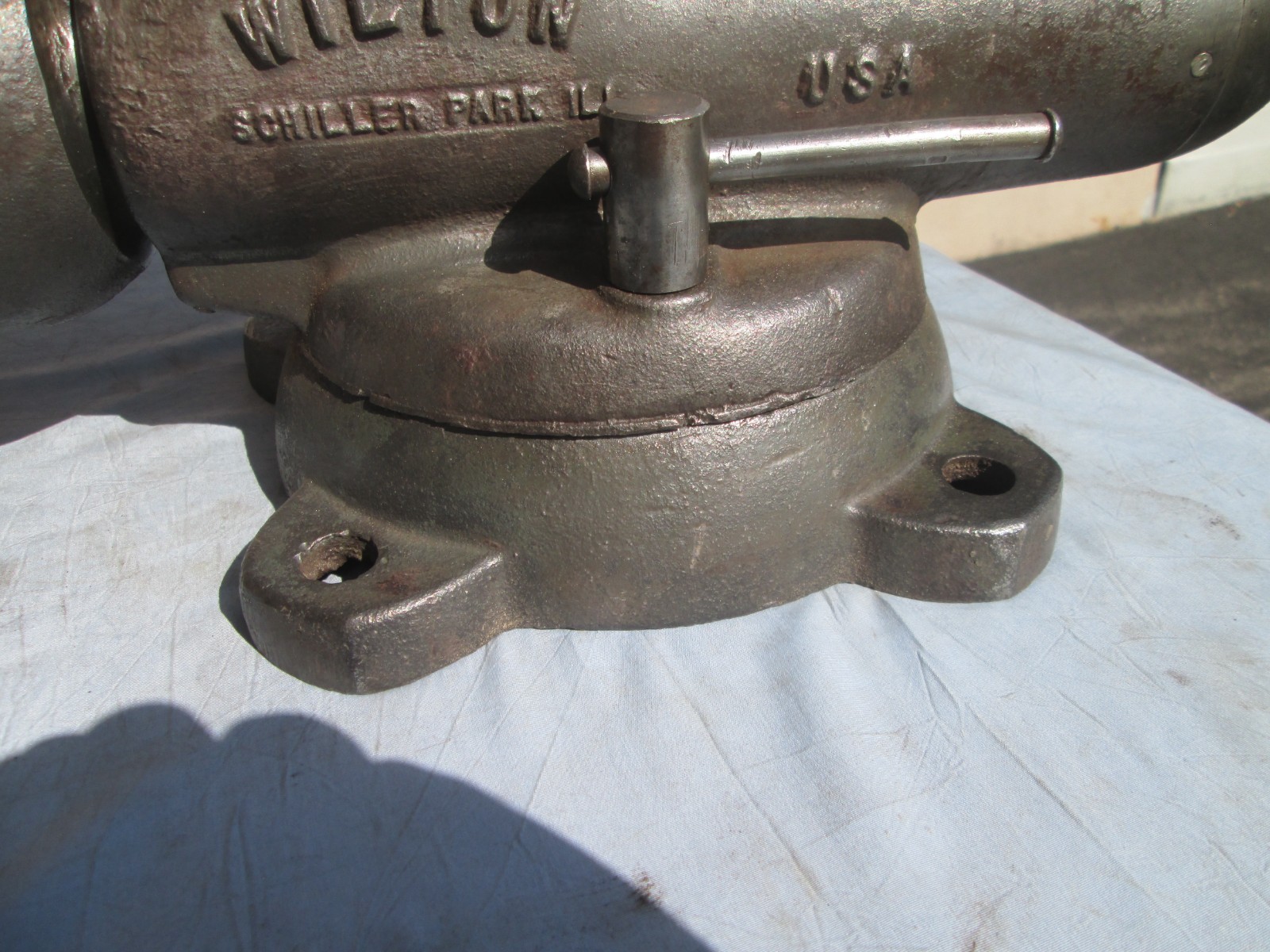 Vintage Wilton Bullet Vise 4 – 1/2” Jaws Model 9450 Swivel Base 101033 Schiller