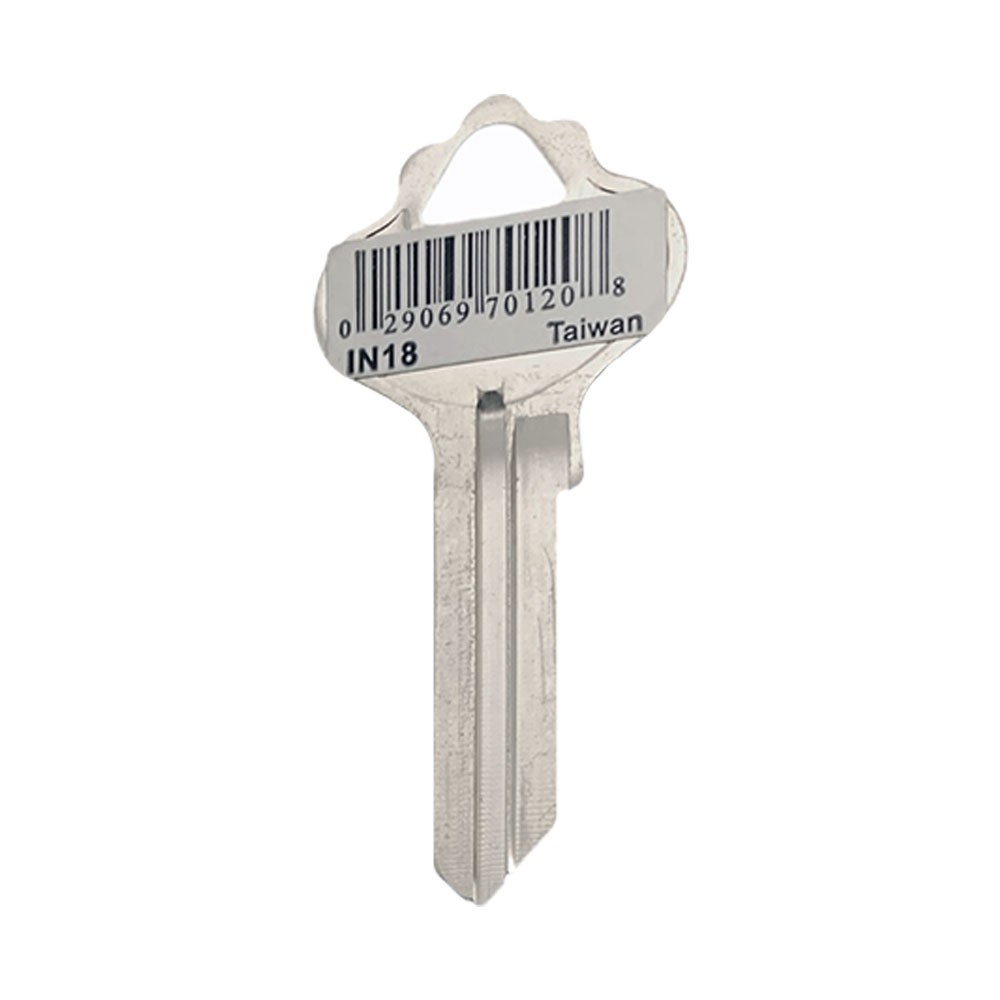 X1054F / IN18 Key Blank 5-Pin Nickel