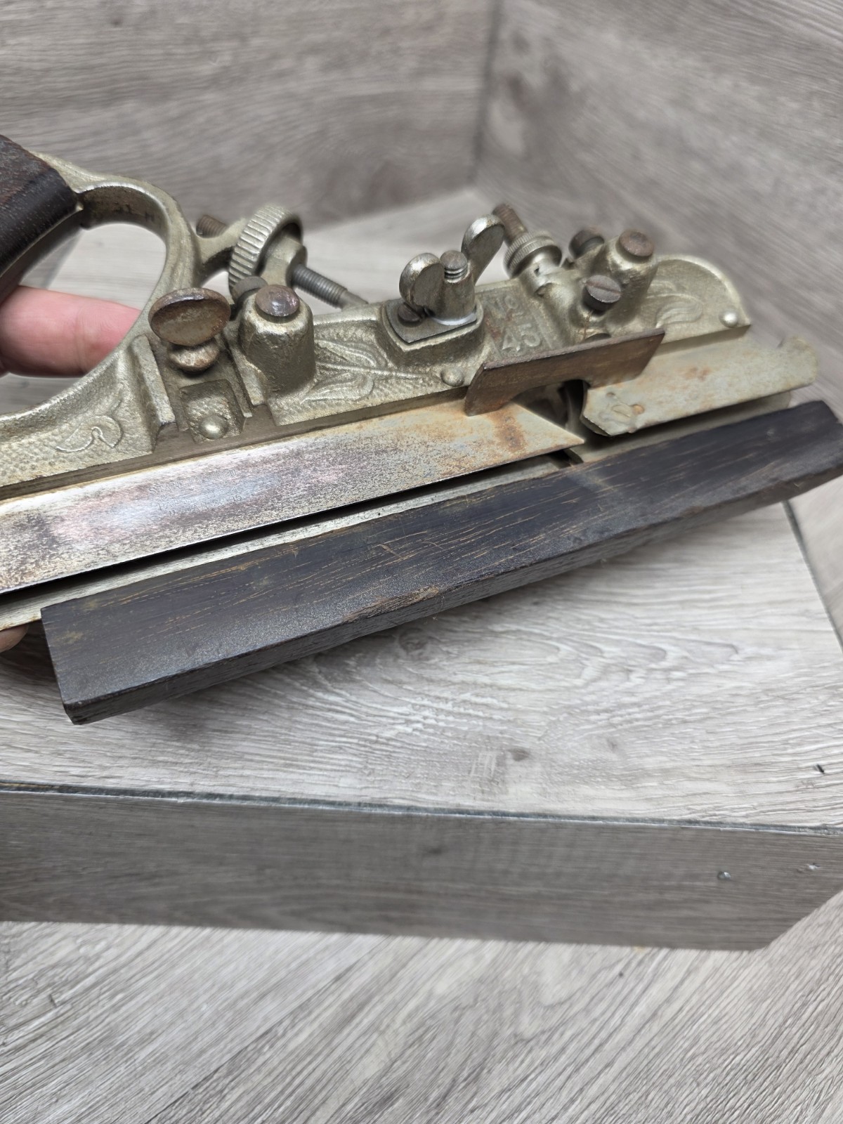 Antique Stanley Brand No. 45 Combination Wood Plane * Pat Jan 22 1895 READ!!