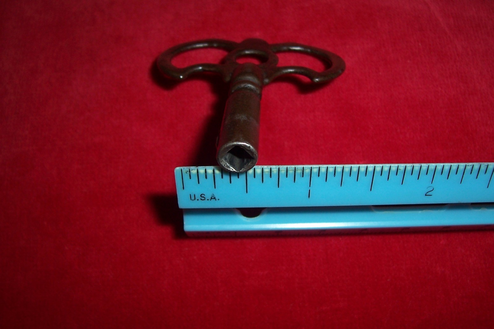 Vintage Ornate Antique Clock Winding? Metal Key