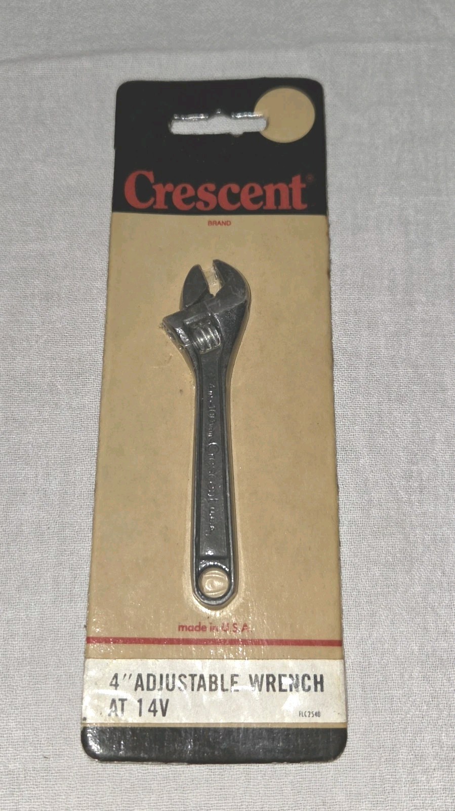 VINTAGE CRESCENT TOOLS 4 INCH ADJUSTABLE WRENCH AT14V SEALED NEW
