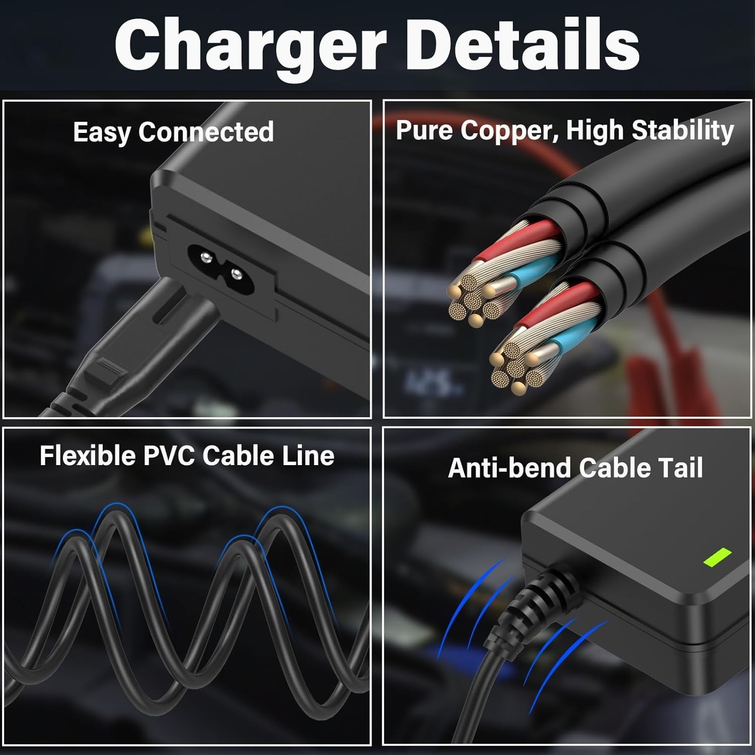56W 14V Jump Starter Charger Fit for NOCO Boost GB70 GB150 UltraSafe Portable…