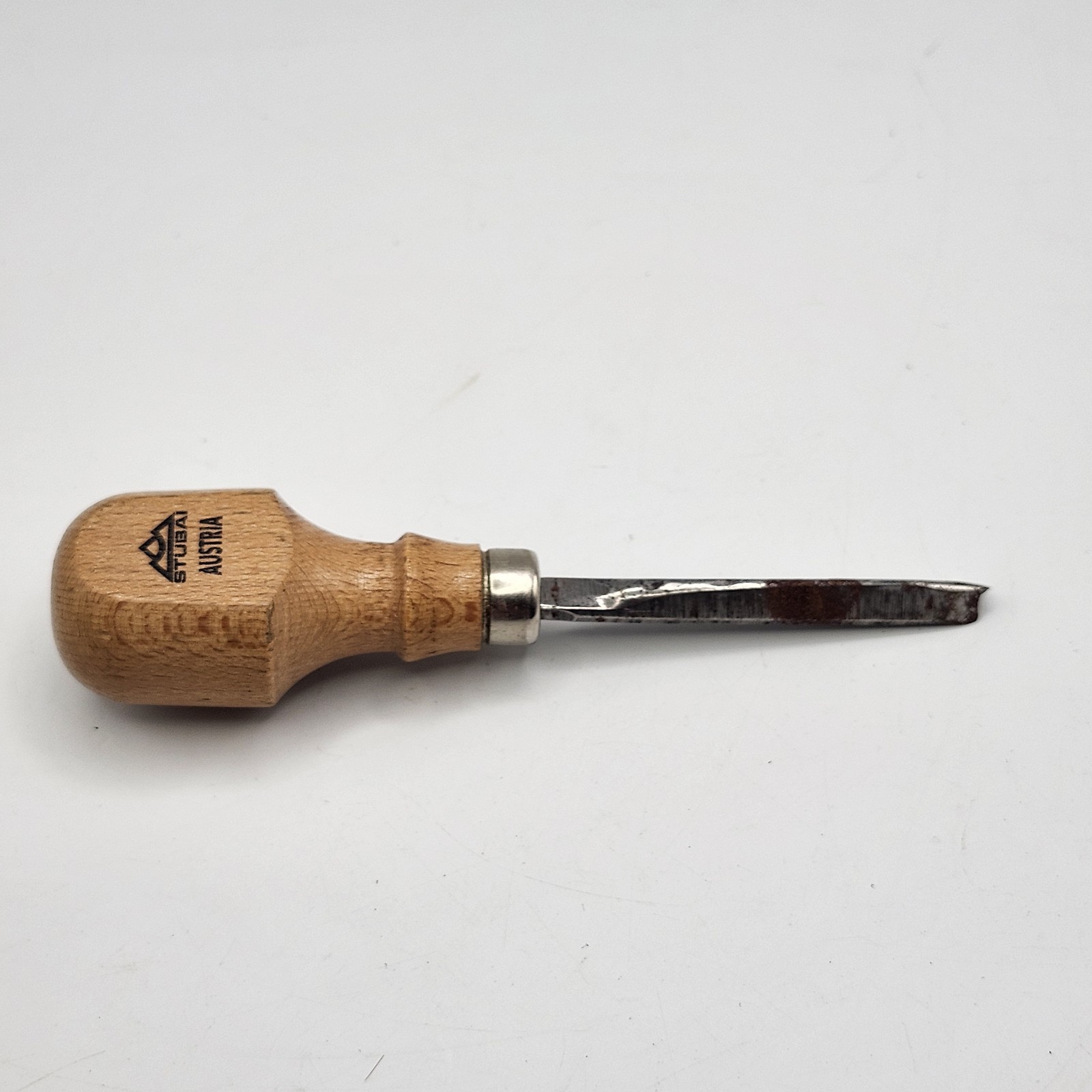 Stubai 41 Sweep Straight V-Parting Wood Carving Palm Tool Chisel 12mm Austria