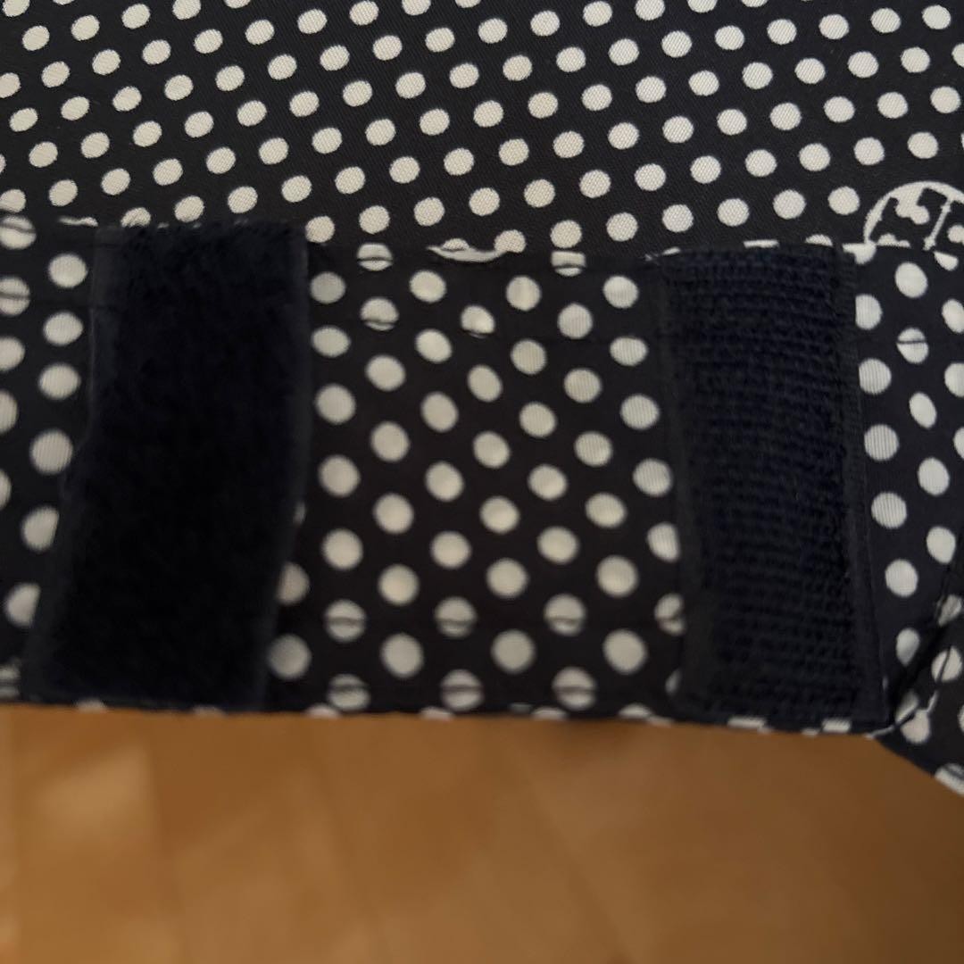 Tory Burch Umbrella Folding Dot Pattern Compact Used Classic Logo Rain Gear