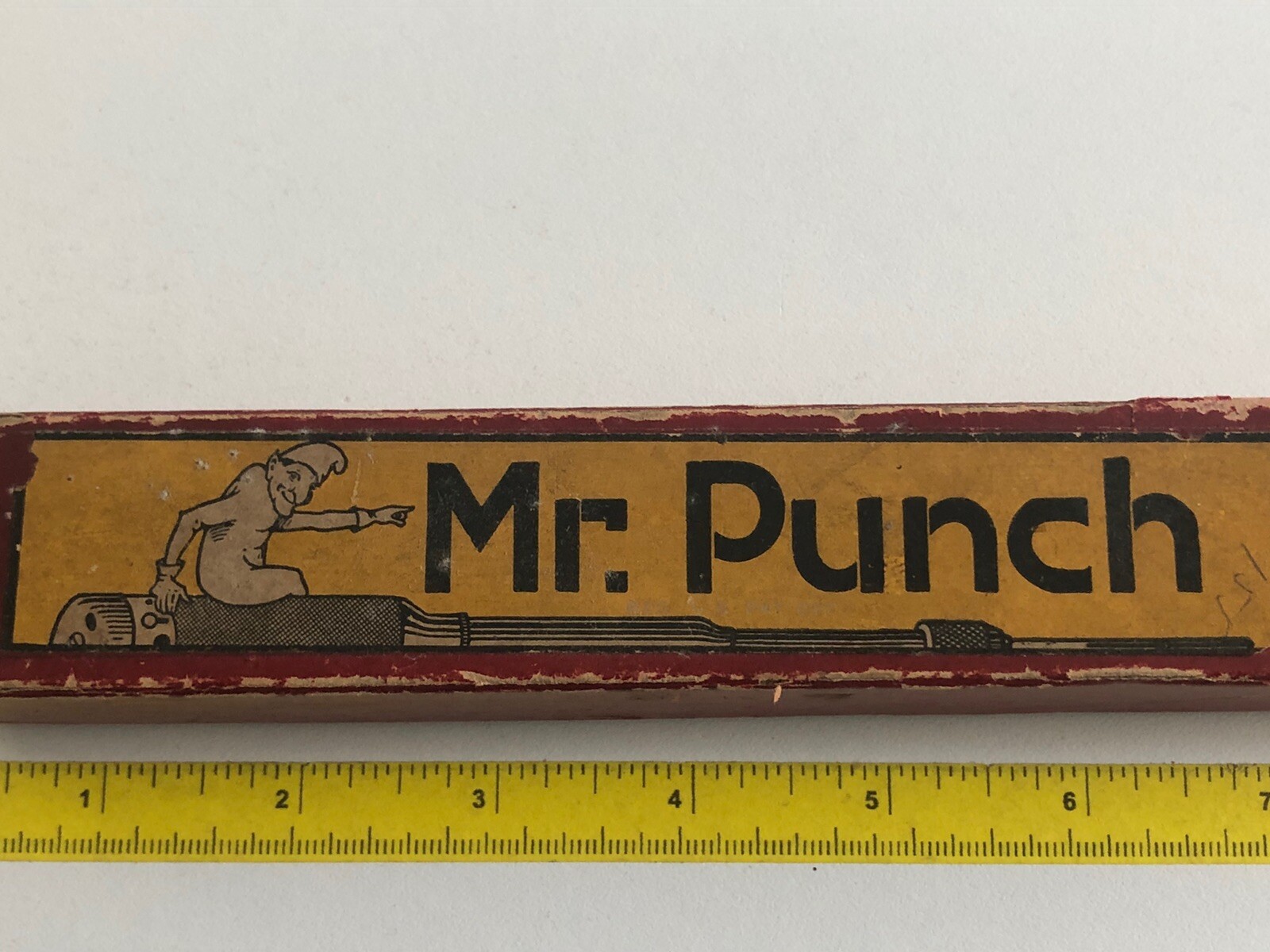 Mr. Punch Goodell-Pratt No.185 Yankee PUSH DRILL 8pc BIT SET NOS Scarce Rare USA