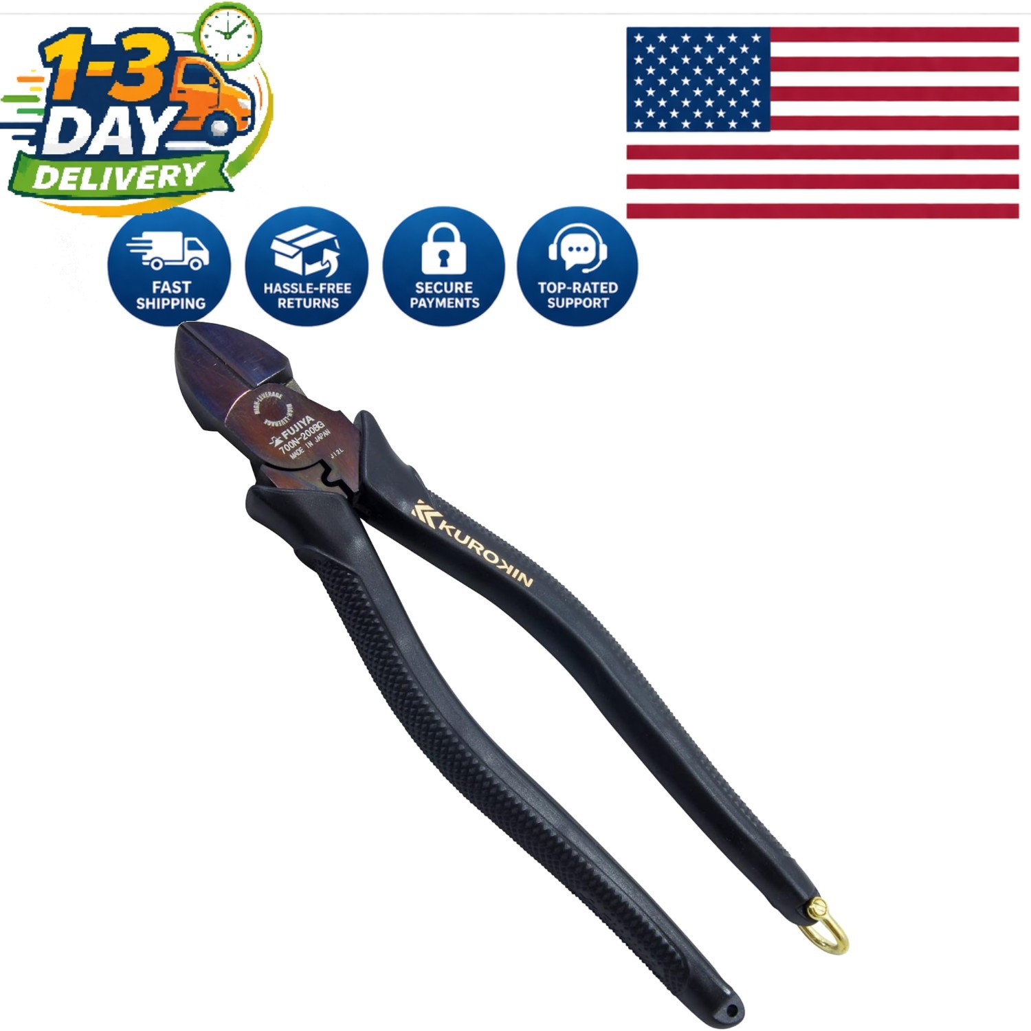 Professional Alloy Steel Nippers – 4mm Cutting Width for Electrical Applications