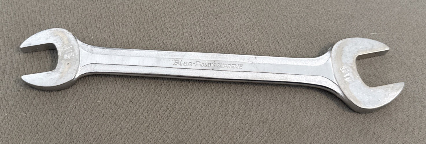 BLUE POINT 5/16 W x 3/8 W Open-end Wrench WS-1112 USA 3