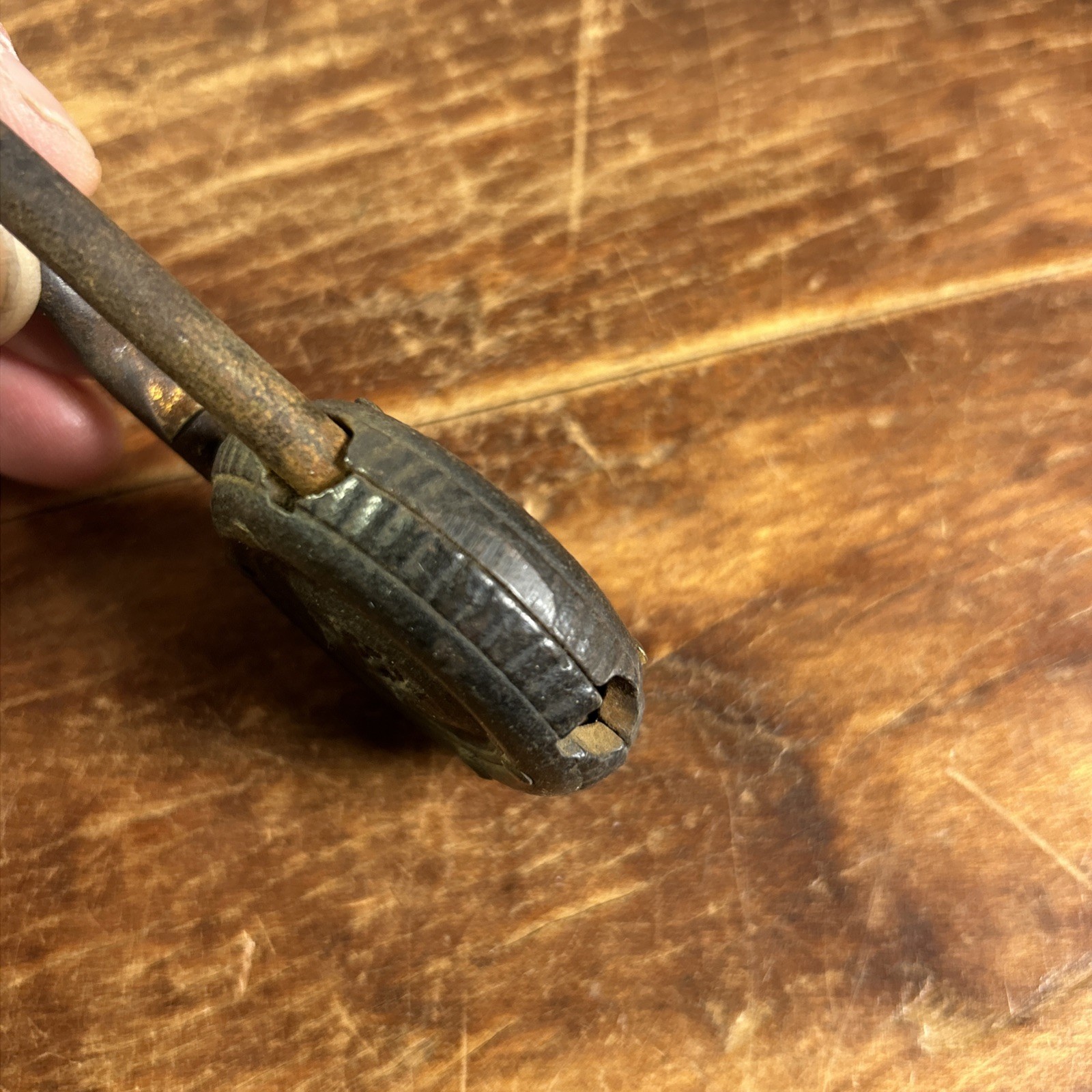 Vintage F S Fraim Slaymaker Padlock Lock No Key 1.75×3.5″ Cycle Auto Tire Wheel