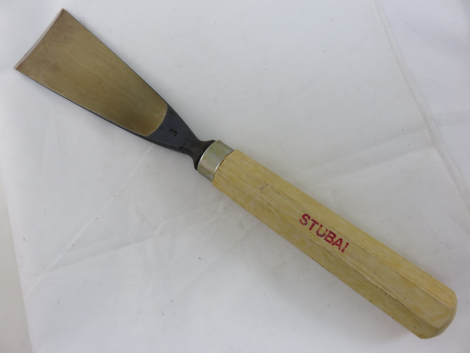 Stubai #3 Sweep 3 Straight Flat Chisel Wood Carving Tool 50mm Austria UNUSED