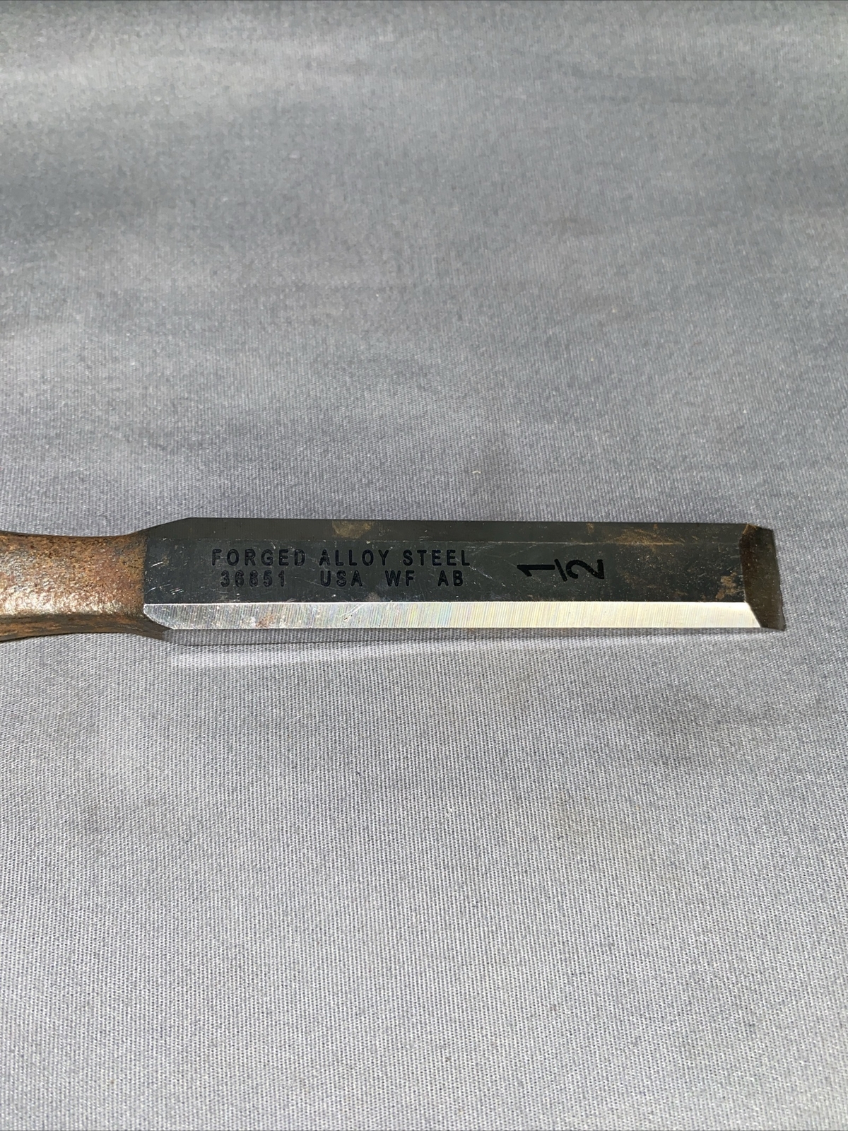 Vintage Craftsman 36851 Forged Alloy Steel WF Y Bevel Edge 1/2″ Wood Chisel