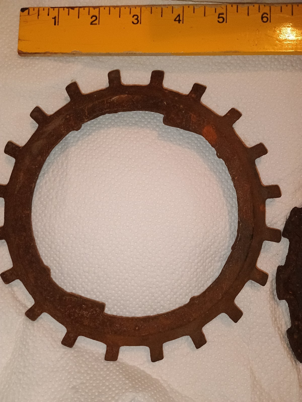 Antique Vtg Cast Iron Gear Ring Sprocket Drive Gear 7.5″ 8″ Set Of 2 Steampunk