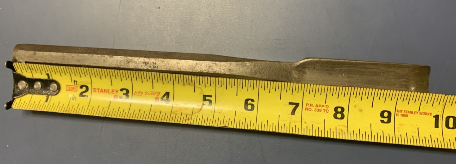 Vintage The Marcy Tool Works Inc. Gouge Chisel – Putnam, CT.
