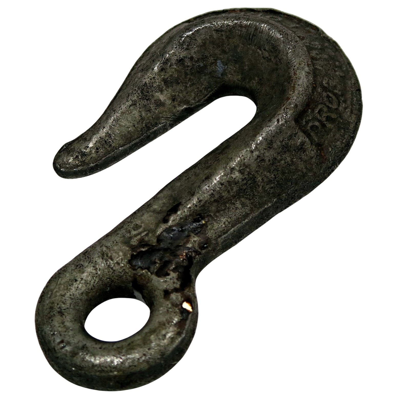 Diamond Duluth Forged Hook, 4″ Drop-Forged Steel, Vintage Utility Rigging Tool