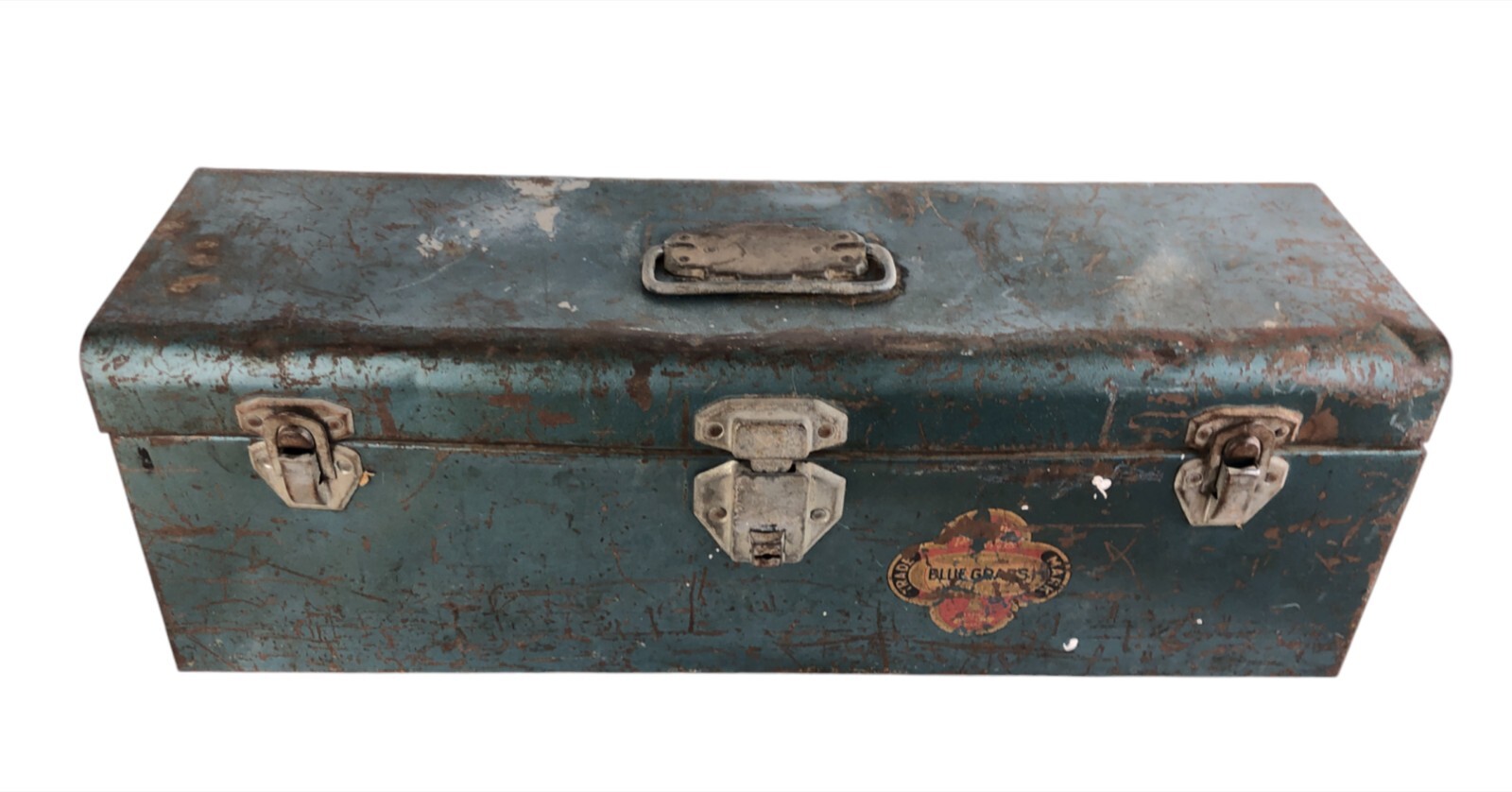 Belknap Blue Grass Hardware Co Union Steel Chest Tool Box 19 x 6 x 6″