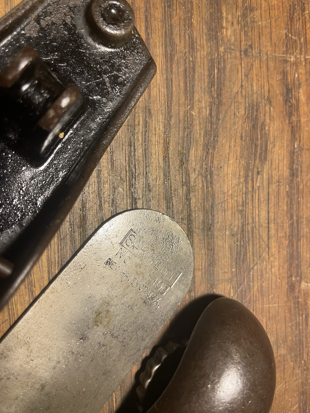Vintage Sargent No. 106 Block Plane B Stamp Collectible WW Hand Tool USA