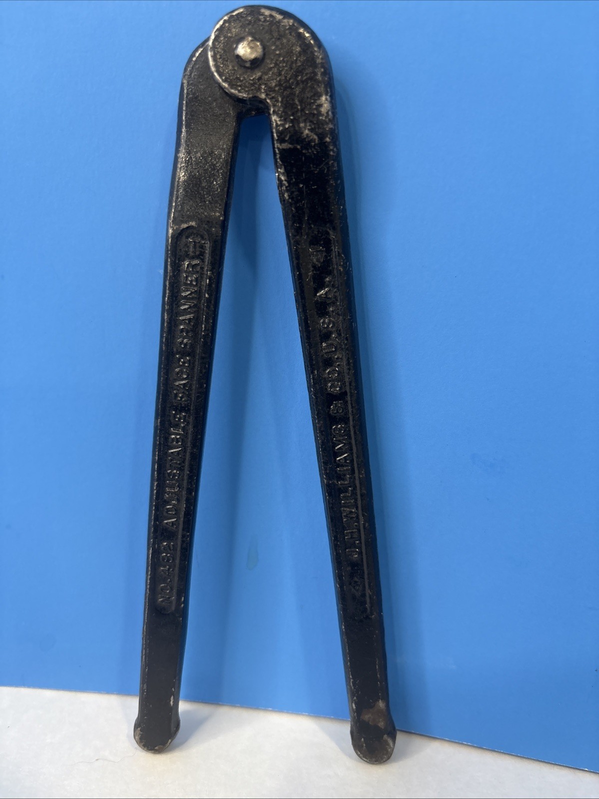 VINTAGE J H WILLIAMS ADJUSTABLE FACE PIN SPANNER WRENCH NO. 482 USA