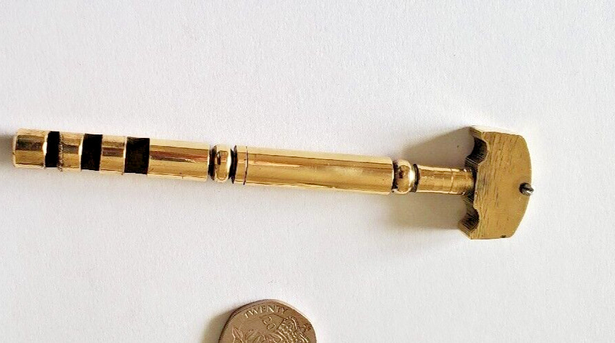 Vintage Solid Brass Glass Cutter Collectable Usable