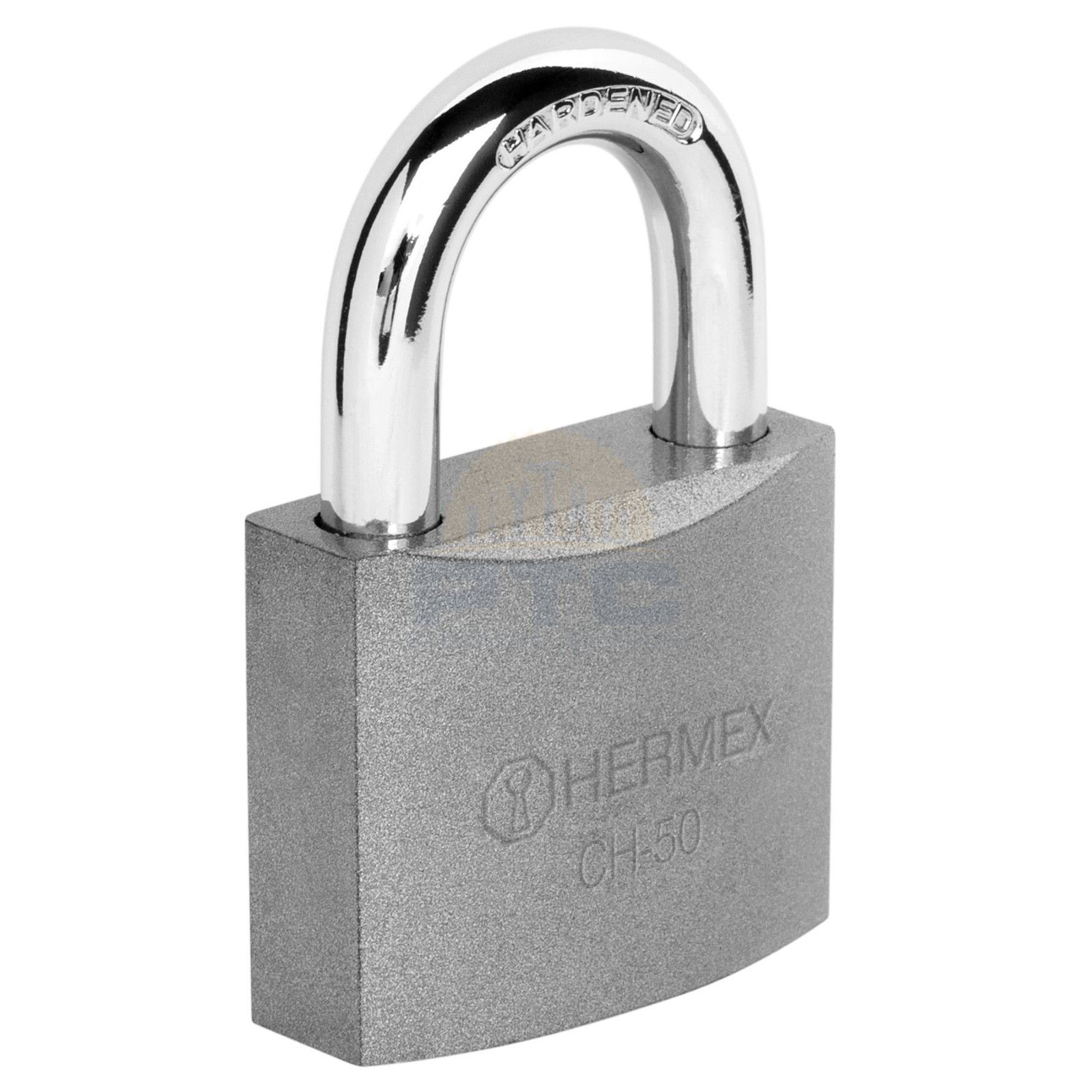 Hermex CH-50 Iron padlock 50 mm short hook in box